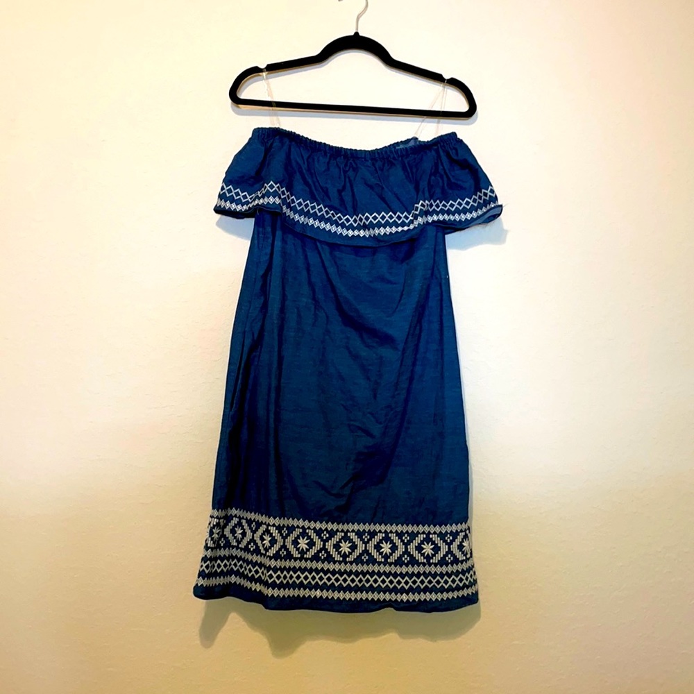 Off Shoulder Summer Midi Dress